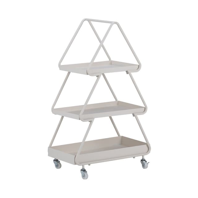 ชั้นวางของ 3 ชั้น รุ่นโนเอล - สีขาวงาช้าง