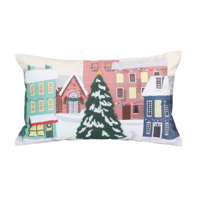หมอนอิง รุ่นคริสต์มาส ทาวน์ ขนาด 30 x 50 ซม. - คละสี