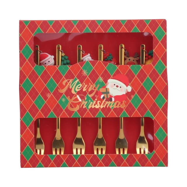 ชุดส้อมพร้อมที่ห้อย รุ่นเซล่า (6 ชิ้น/ชุด) - คละสี