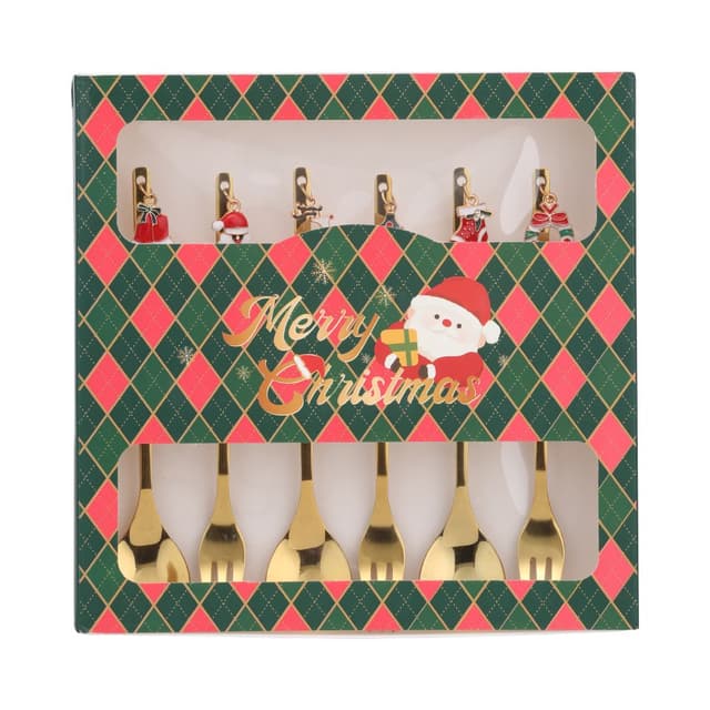 ชุดช้อนพร้อมที่ห้อย รุ่นเคซี่ย์ (6 ชิ้น/ชุด) - คละสี