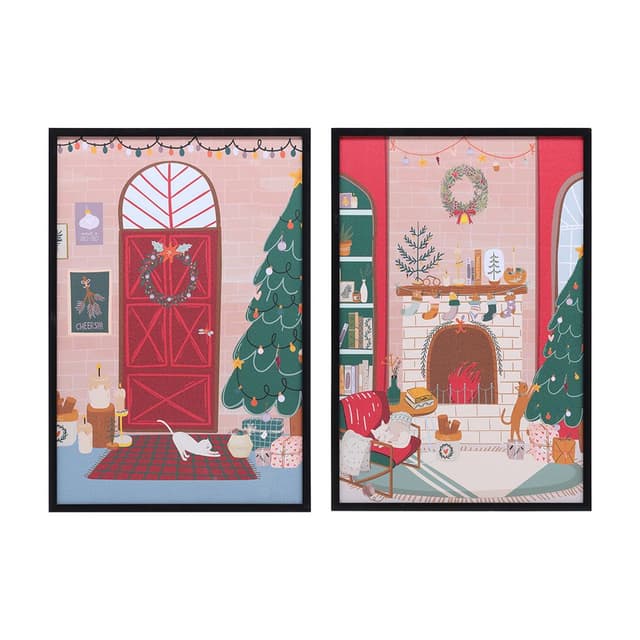 รูปภาพพร้อมกรอบ รุ่นฮอลลี่ (2 ชิ้น/ชุด) - คละสี