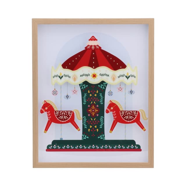 รูปภาพพร้อมกรอบ รุ่นแคระเซลโล่ ขนาด 43 x 53 ซม. - คละสี