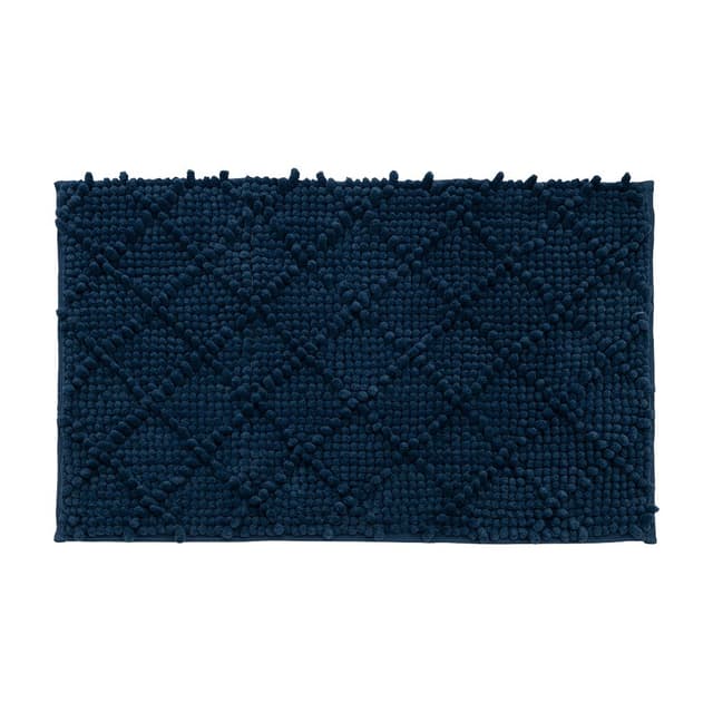 พรมเช็ดเท้า รุ่นอินดี้ ขนาด 40 x 60 ซม. - สีน้ำเงิน