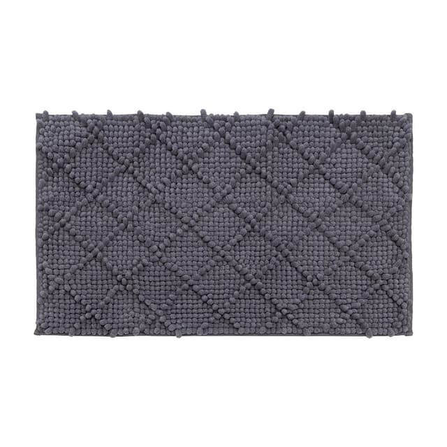 พรมเช็ดเท้า รุ่นอินดี้ ขนาด 40 x 60 ซม. - สีเทา