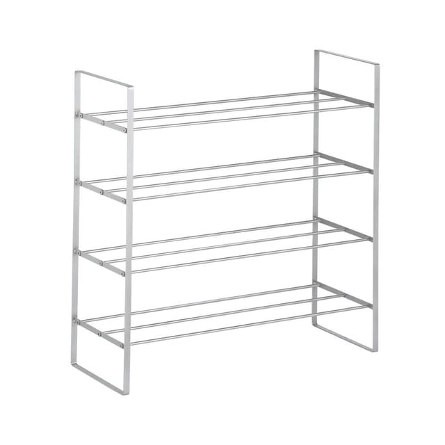 ชั้นวางรองเท้า 4 ชั้น รุ่นโคเรย์ - สีเงิน