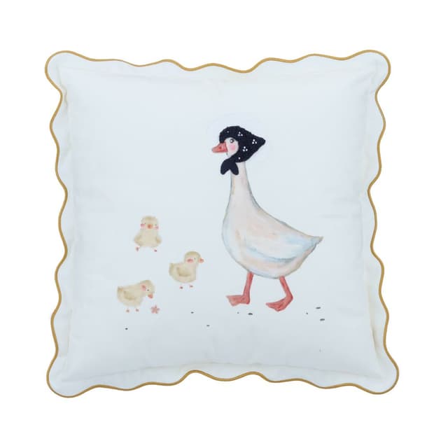 หมอนอิง รุ่นกูส เดย์ ขนาด 40 x40 ซม. - คละสี/เหลือง