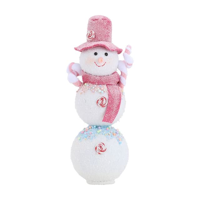 ตุ๊กตาสโนว์แมนตั้งโชว์ รุ่นมิสเตอร์แซนต้า ขนาด 17 นิ้ว - คละสี