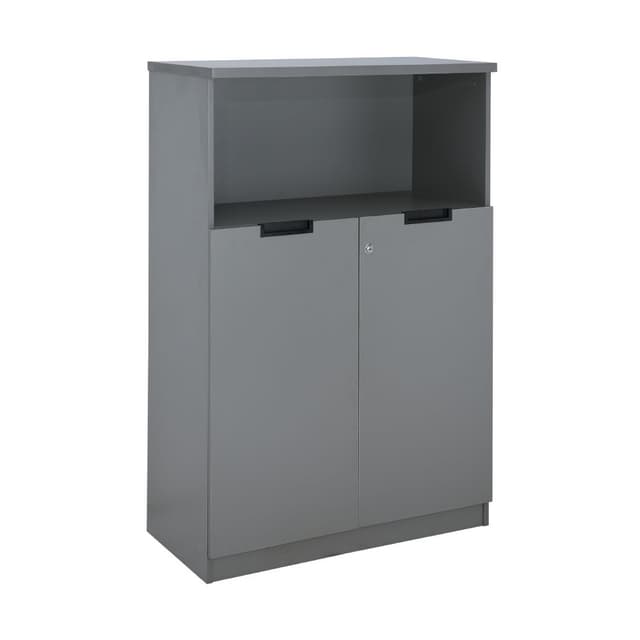 ตู้เอกสารกลาง รุ่นจอยน์ ขนาด 80 ซม. - สีเทา