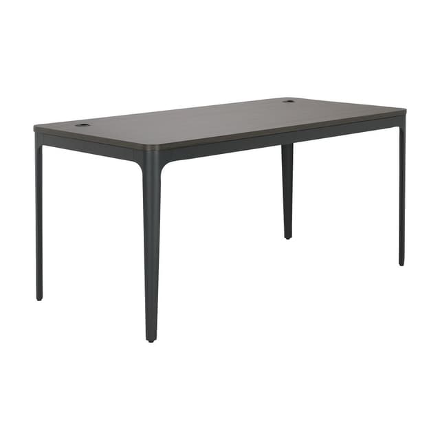 โต๊ะทำงาน รุ่นแฟลร์ ขนาด 160 ซม. - สีมิตไนท์ โอ๊ค/เทา