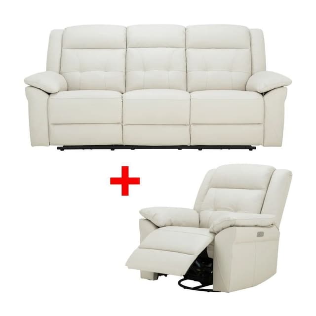 ซื้อโซฟาหนังปรับระดับไฟฟ้า 3 ที่นั่ง รุ่นเฟรดเดริกด์ พร้อมโซฟาหนังปรับระดับไฟฟ้า 1 ที่นั่ง รุ่นเฟรดเดริกด์ ราคาพิเศษ!