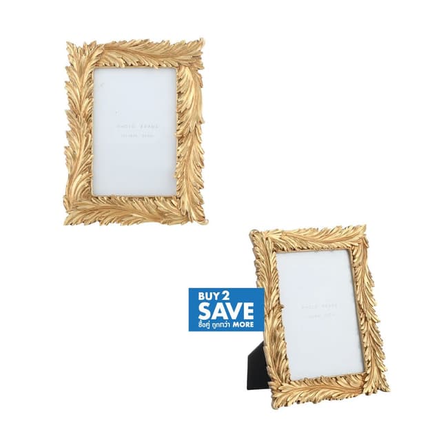 ซื้อกรอบรูปลายใบไม้ รุ่นคูโซ่ ขนาด 4 x 6 นิ้ว หรือ 5 x 7 นิ้ว 2 ชิ้น ราคาพิเศษ!