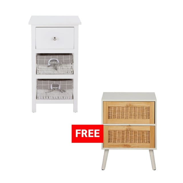 ซื้อ 1 แถม 1 ตู้ลิ้นชัก 3 ชั้น หรือ 2 ชั้น รุ่นแคททาลิน