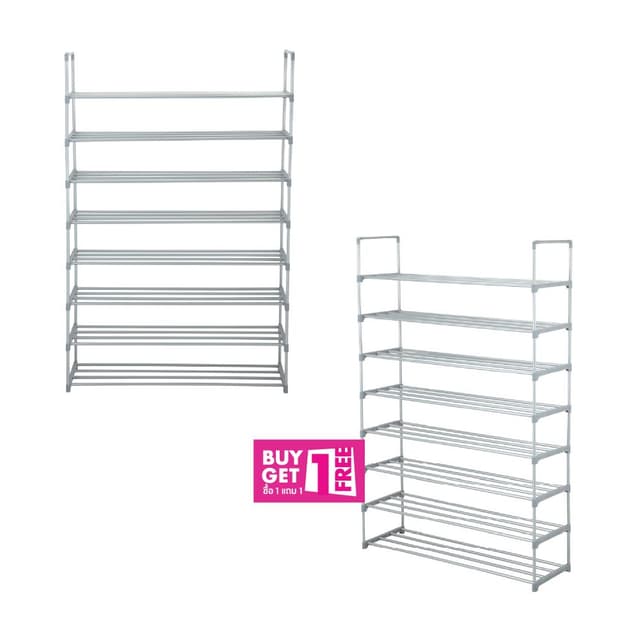 ซื้อ 1 แถม 1 ชั้นวางรองเท้า 8 ชั้น รุ่นดี-สกอร์/เอ็น