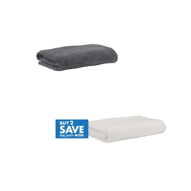 ซื้อผ้าขนหนูเช็ดตัว รุ่นแลฟวิช ขนาด 27 x 54 นิ้ว 2 ชิ้น ราคาพิเศษ!