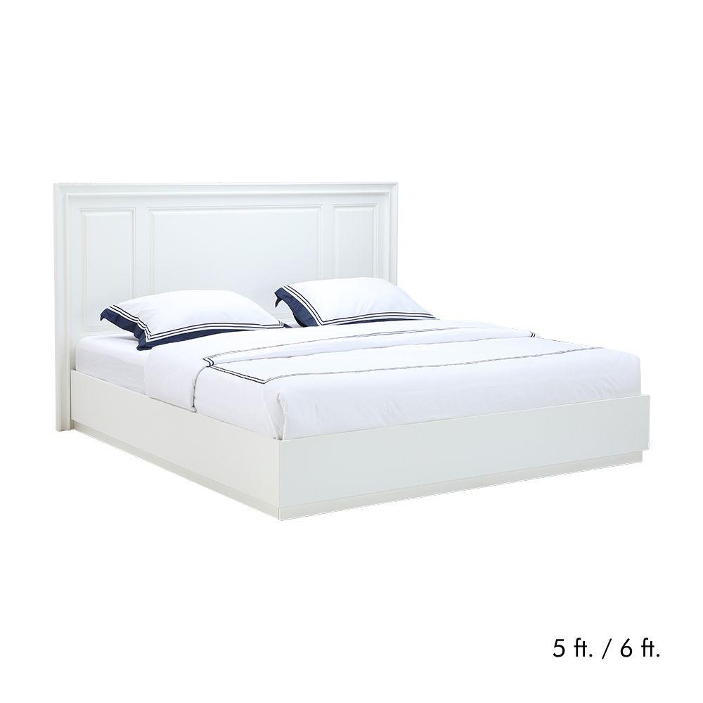 เตียงนอน รุ่นคอลลิน - สีขาว