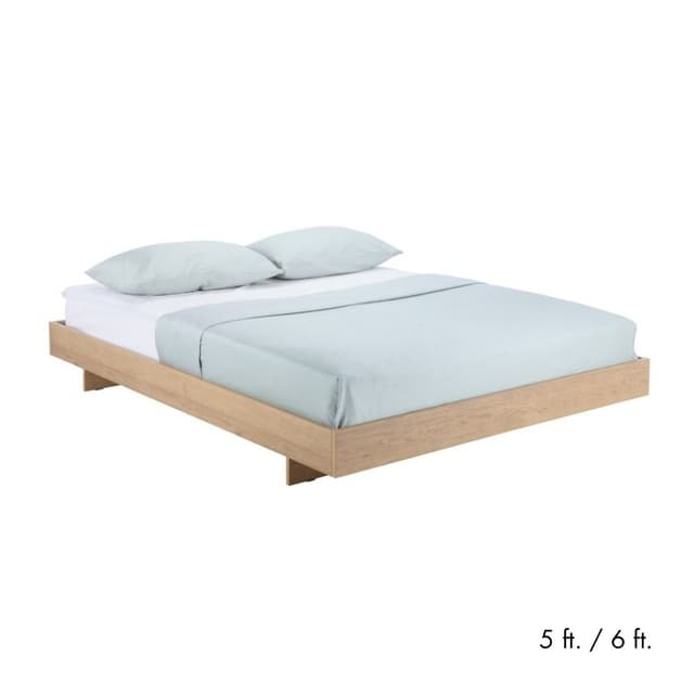 Homehuk เตียงนอน รุ่นโกเบ - สีบาวาเรี่ยน โอ๊ค