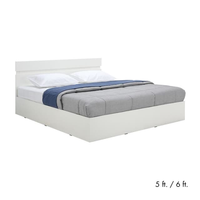 Homehuk เตียงนอน รุ่นวีโว่ - สีขาว