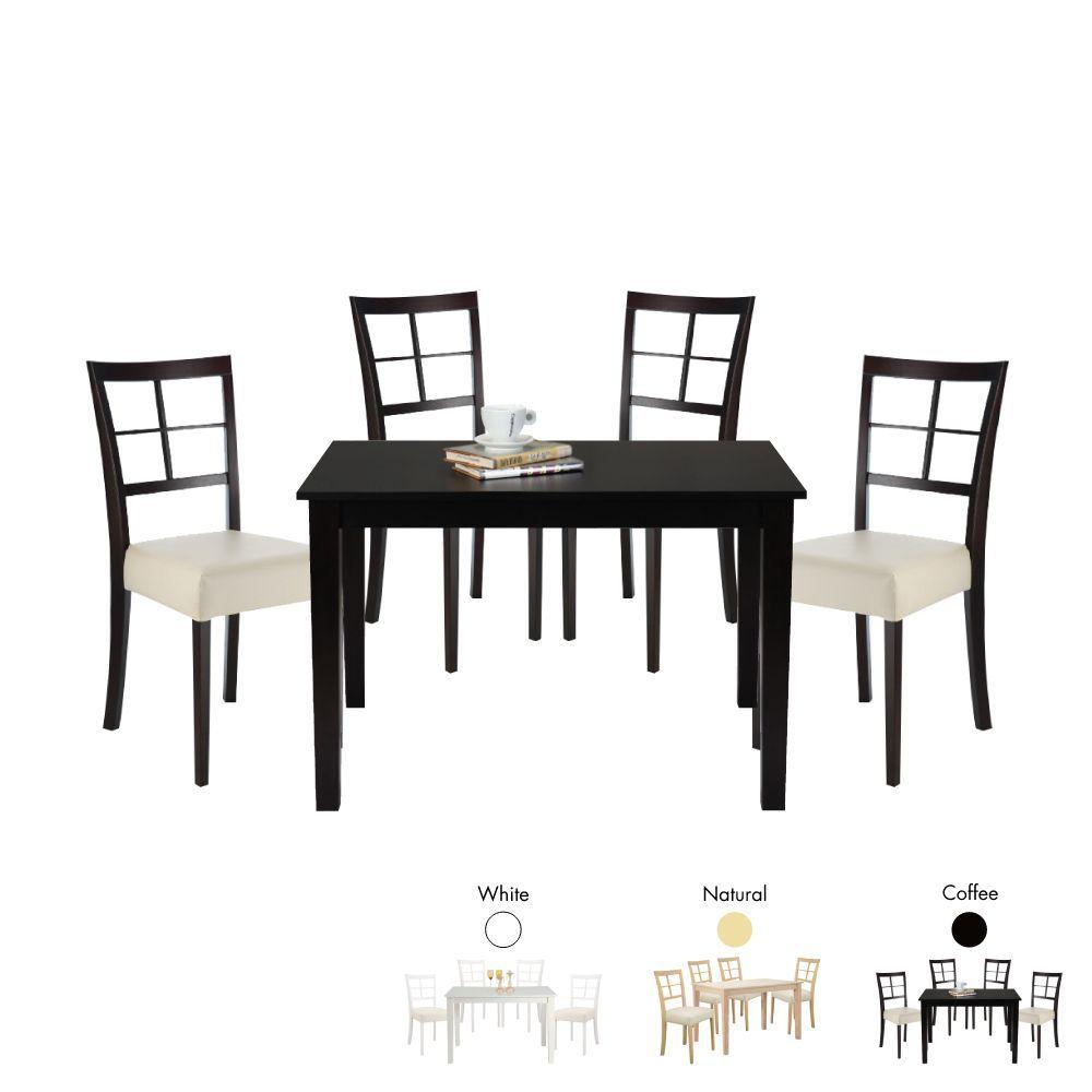 ชุดโต๊ะอาหาร รุ่นเรย์มอนด์ (โต๊ะ1ตัว+เก้าอี้4ตัว)