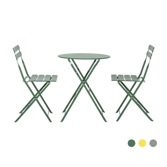 ชุดโต๊ะสนาม 2 ที่นั่ง รุ่นริเวียร่า