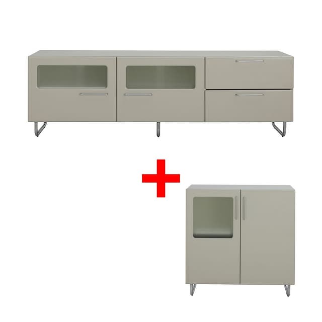 ซื้อตู้วางทีวี รุ่นคาซาบลังก้า ขนาด 160 ซม. พร้อมตู้บานเปิด รุ่นคาซาบลังก้า ขนาด 80 ซม. ราคาพิเศษ!