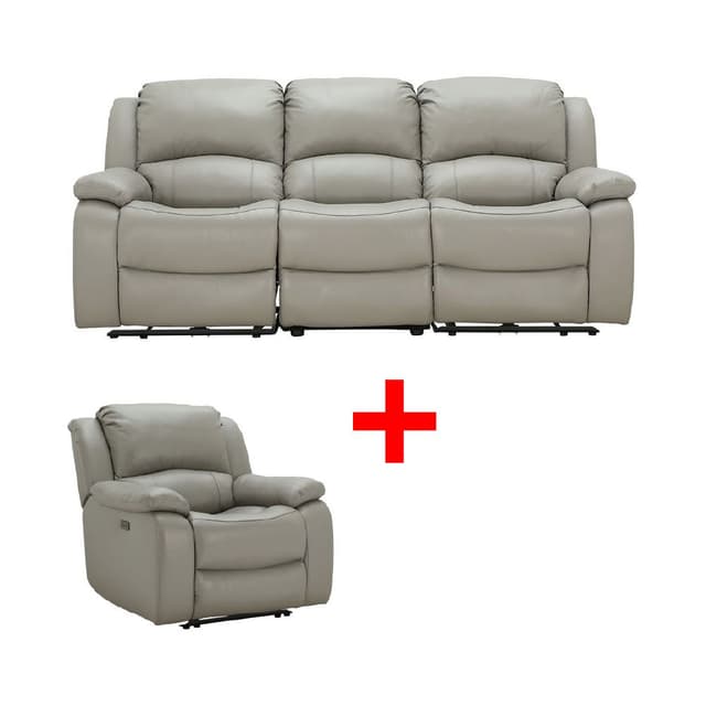 ซื้อโซฟาหนังแท้ผิวสัมผัสปรับระดับไฟฟ้า 3 ที่นั่ง รุ่นฮาร์วี่ย์ พร้อมโซฟาหนังแท้ผิวสัมผัสปรับระดับไฟฟ้า 1 ที่นั่ง รุ่นฮาร์วี่ย์ ราคาพิเศษ!