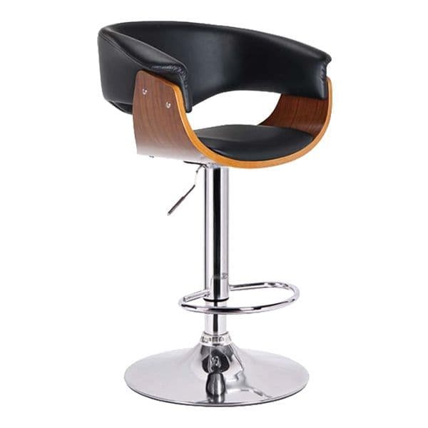 เก้าอี้บาร์ รุ่นแอชเชอร์ - สีดำ