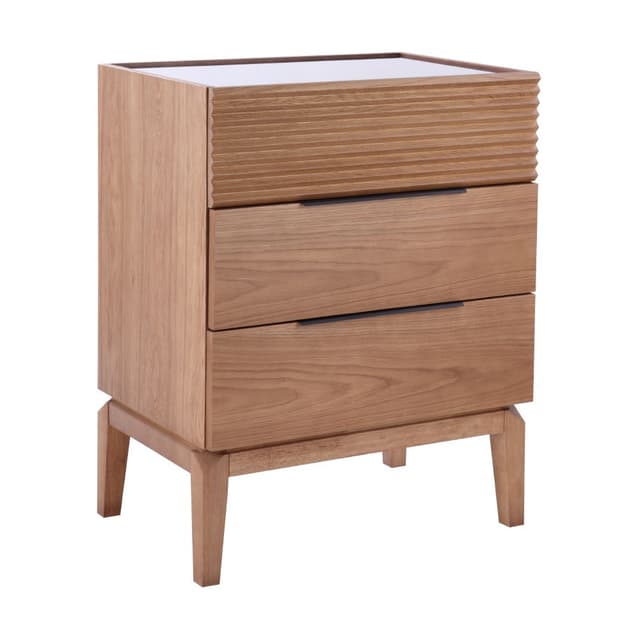 ตู้ข้างเตียง รุ่น ทาร์โซ ขนาด 60 ซม. - สีทีค/ทอง