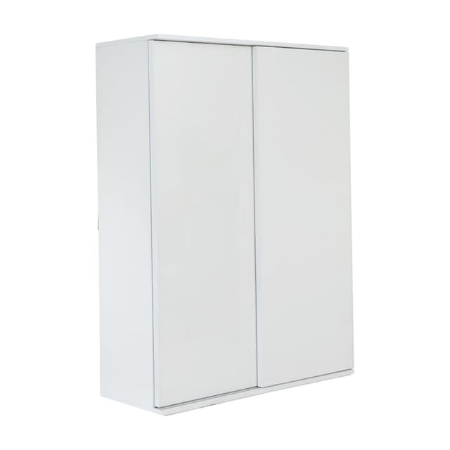 ตู้เสื้อผ้าบานสไลด์ รุ่นแมกซี่ - สีขาว