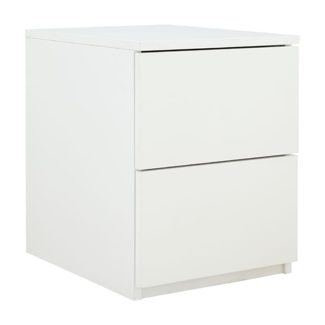 ตู้ข้างเตียง 2 ลิ้นชัก รุ่นแมกซี่ ขนาด 40 ซม. - สีขาว