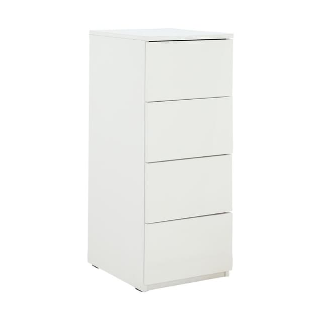 ตู้ 4 ลิ้นชัก รุ่นแมกซี่ ขนาด 40 ซม. - สีขาว