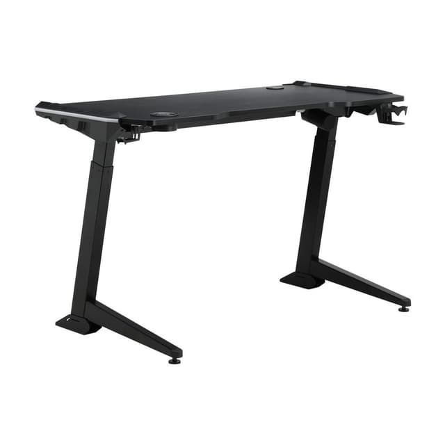 โต๊ะเกมมิ่งปรับระดับไฟฟ้า รุ่นไคลน์ ขนาด 130 ซม. - สีดำ