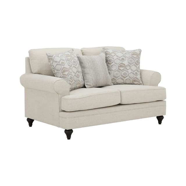 โซฟาผ้า 2 ที่นั่ง รุ่นแคสเซิลตัน - สีเบจ