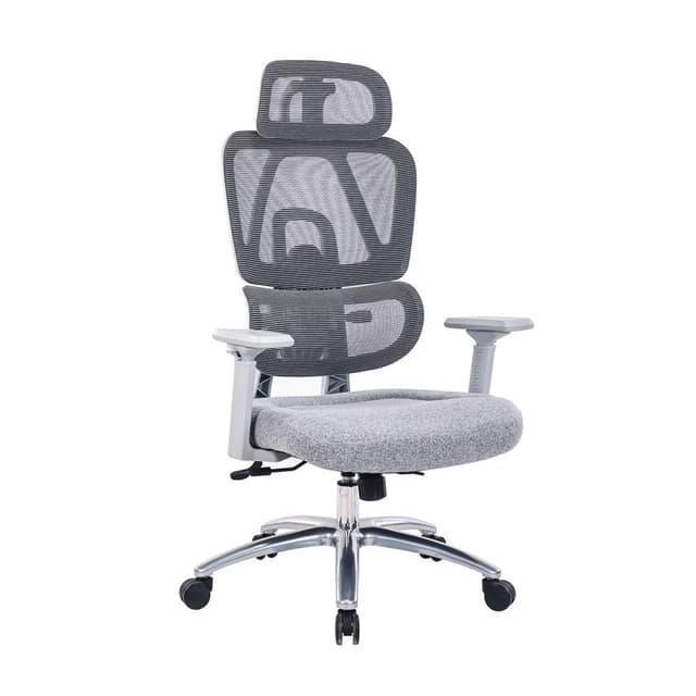 เก้าอี้ทำงานเพื่อสุขภาพ รุ่นโทลี่ - สีเทา