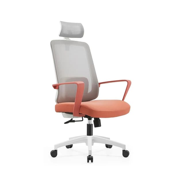 เก้าอี้สำนักงาน รุ่นลิโอน่า - สีเทา/ส้ม