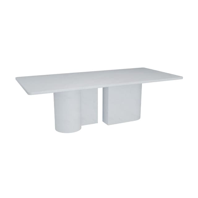 โต๊ะอาหารหินอ่อน รุ่นริว่า ขนาด 270 ซม. - สีขาว
