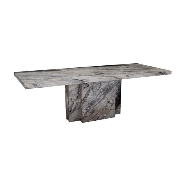 โต๊ะอาหารหินอ่อน รุ่นแม็กซาร์โต้ ขนาด 240 ซม. - สีเทา