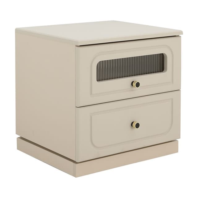 ตู้ข้างเตียง รุ่นซีรีน ขนาด 50 ซม. - สีเบจ