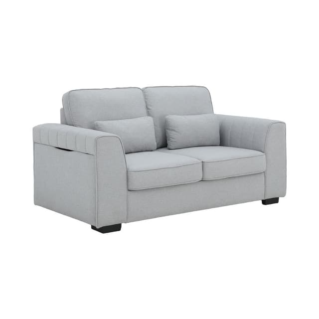 โซฟาผ้า 2 ที่นั่ง รุ่นแฮร์เรียต - สีเทา