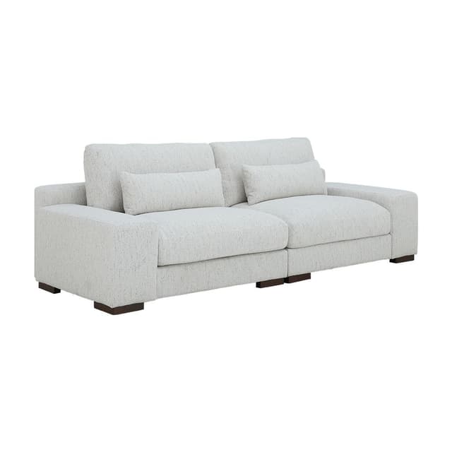 โซฟาผ้า 4 ที่นั่ง รุ่นลูมินิส - สีขาว