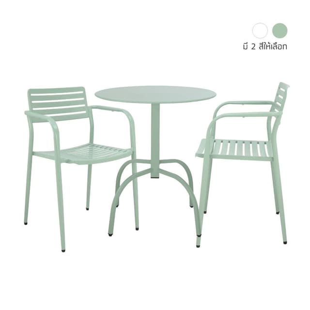 ซื้อโต๊ะสนาม รุ่นมานู พร้อมเก้าอี้สนาม รุ่นมานู (2 ที่นั่ง) ราคาพิเศษ!