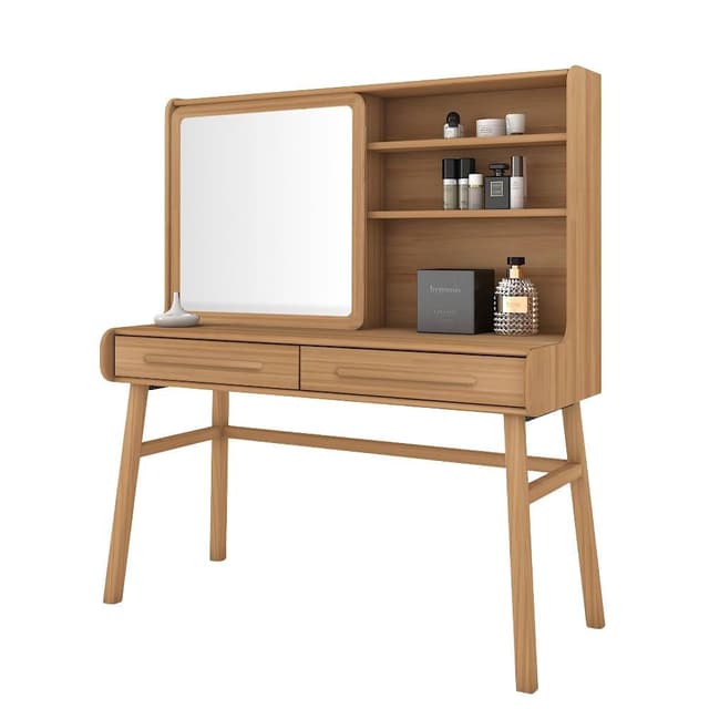 โต๊ะเครื่องแป้ง รุ่นวาซาบิ ขนาด 124.8 ซม. - สีธรรมชาติ