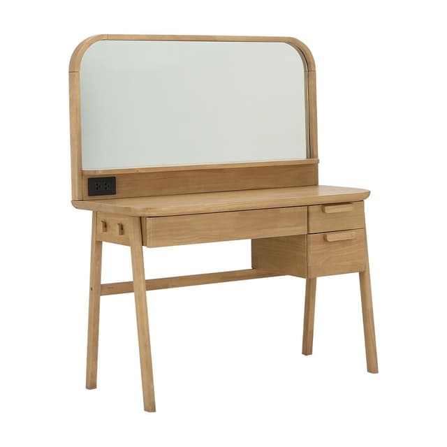 โต๊ะเครื่องแป้ง รุ่นอาโอโมริ ขนาด 120 ซม. - สีวอร์ม โอ๊ค