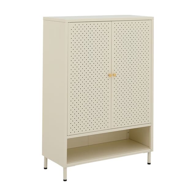 ตู้รองเท้า รุ่นโดแลน ขนาด 80 ซม. - สีเบจ