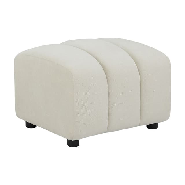 สตูลผ้า รุ่นซูริ - สีครีม