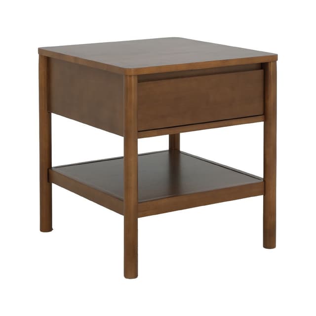 โต๊ะข้างเตียง รุ่นมิยาซากิ ขนาด 50 ซม. - สีวอลนัท