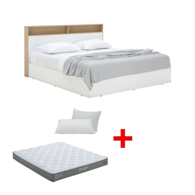 ซื้อเตียงนอน รุ่นคาร์เนชั่น, มินิโอ หรือ แมกโนเลีย ขนาด 6 ฟุต พร้อมที่นอน รุ่นรีแล็กเซอร์ ขนาด 6 ฟุต ราคาพิเศษ!