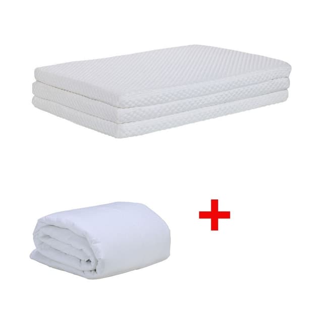 ซื้อที่นอนปิกนิกยางอัดผ้าเย็น 3 พับ รุ่นนาทูร่า ขนาด 3.5 ฟุต พร้อมผ้าห่มนวม รุ่นโซเรนซ่า ขนาด 70 x 90 นิ้ว ราคาพิเศษ!