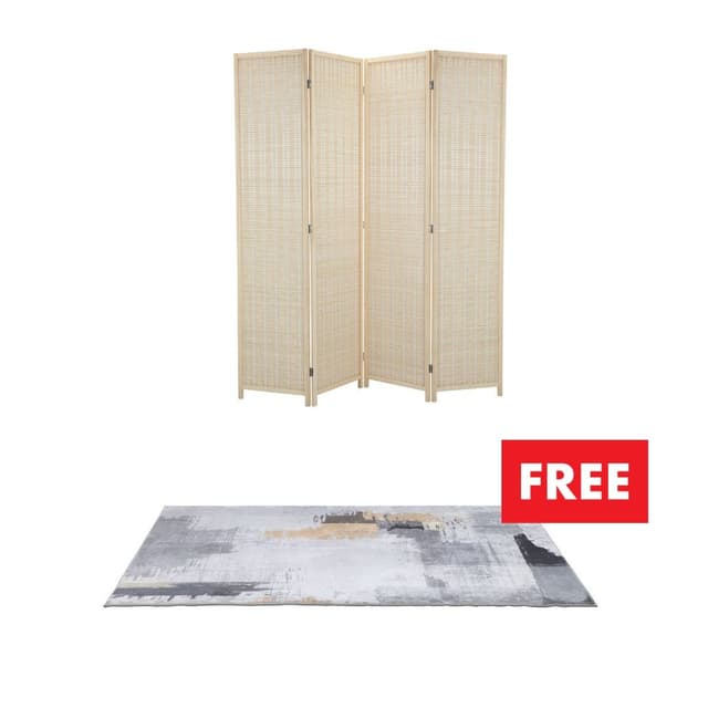 ซื้อฉากกั้นห้อง แถมฟรี! พรมปูพื้น (คละแบบได้)