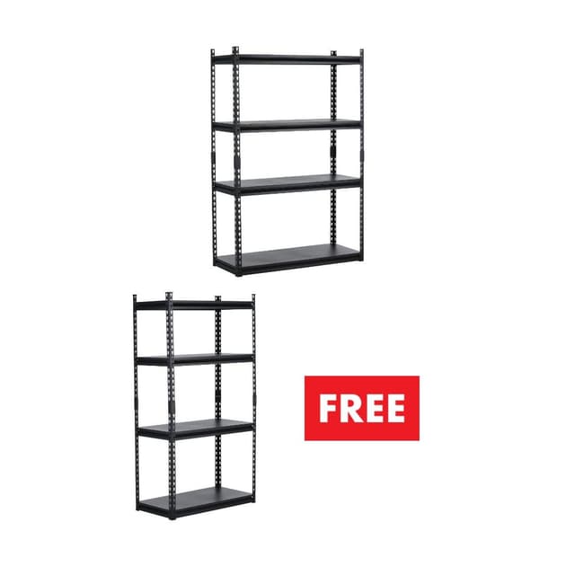 ซื้อชั้นวางของ 4 ชั้น รุ่นเมลตัน ขนาด 100 x 40 x 152 ซม. แถมฟรี! ชั้นวางของ 4 ชั้น รุ่นเมลตัน ขนาด 80 x 40 x 152 ซม.