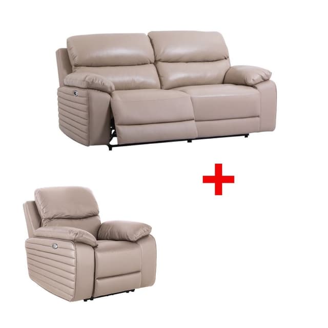 ซื้อโซฟาหนังปรับระดับไฟฟ้า 3 ที่นั่ง รุ่นโมเมนโต้ พร้อมโซฟาหนังปรับระดับไฟฟ้า 1 ที่นั่ง รุ่นโมเมนโต้ ราคาพิเศษ!